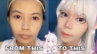 EMILIA RE:ZERO MAKEUP TUTORIAL