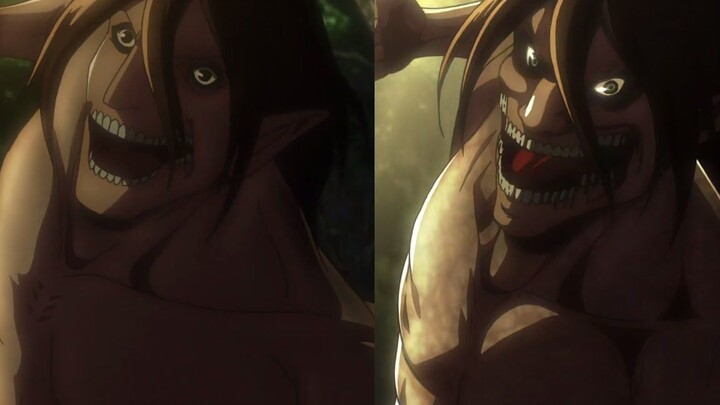 [Perbandingan revisi BD] Attack on Titan VS Titaness (Musim 1)