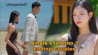 Single's Inferno 3 ENDING COUPLES || One couple was totally unexpected💀|| Gwanhee WON❤️‍🔥