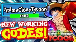 (DECEMBER 2021) ALL NEW CODES IN ANIME CLONE TYCOON! ROBLOX ANIME CLONE TYCOON CODES