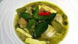Thai Green Curry, a Traditional Thai Delicacy. Spicy, Sweet and Fresh!
