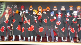 Fire cloud robes, a group of handsome men, the strongest fighting force, the Akatsuki organization i