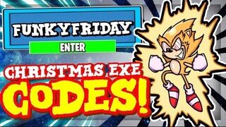 FUNKY FRIDAY CODES *🎄CHRISTMAS EXE* UPDATE! ALL NEW ROBLOX FUNKY FRIDAY CODES!