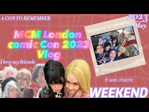 Vlog ep 1 ✩ Mcm comic con ⁑ May //@leaacosplayerr  let’s go!!!!!!