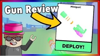 MINI GUN *Review* ! 2ND FASTEST GUN? | Big Paintball (ROBLOX)