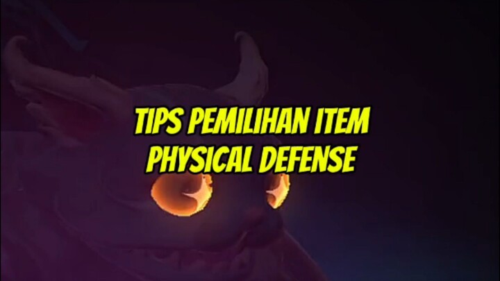 Tips pemilihan item physical defense !!#bladearmormlbb #antiquecuirassmlbb #itemphysicaldefense