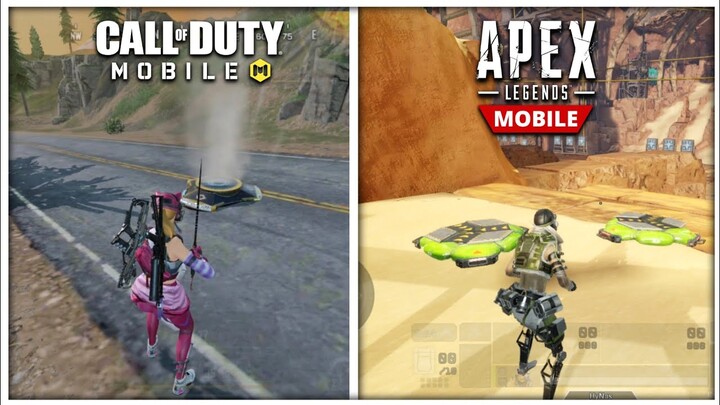 CODM Jump Pad Vs APEX Legends Mobile Launch Pad | CODMobile