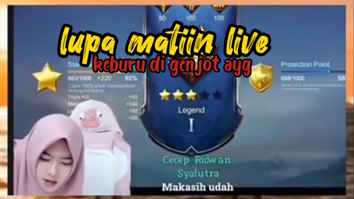 kompilasi meme lupa matiin live streaming 🤣🤣 #videomeme #memeviral #memefunny