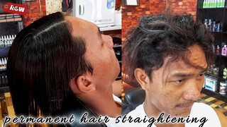 cara meluruskan rambut keriting + kaku +kasar+kering kusut pria