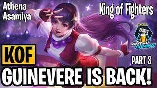 KOF GUINEVERE (Athena Asamiya) GAMEPLAY!  KING OF FIGHTERS -KOF- SKINS ARE BACK! MLBB