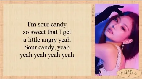 Lady Gaga, BLACKPINK - Sour Candy (Easy Lyrics)