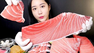 [ONHWA] Suara mengunyah sashimi tuna!💕