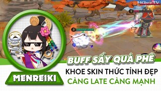 Onmyoji Arena | Menreiki Diện Linh Khí đã mạnh còn buff chiêu 1, sấy quá phê