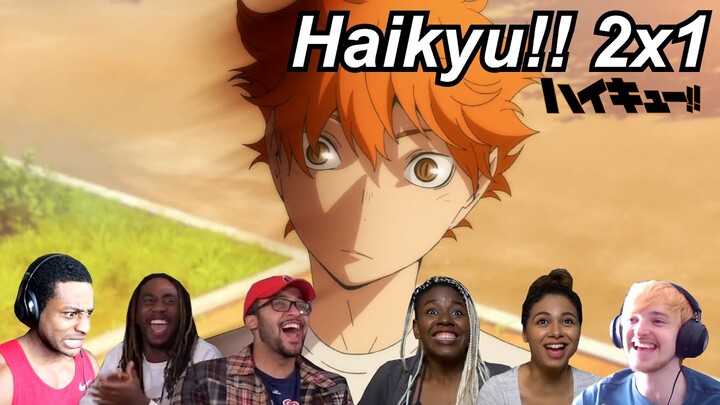 Haikyu!! 2x1 Reactions | Great Anime Reactors!!! | 【ハイキュー!!】【海外の反応】