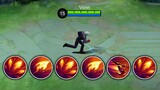 GUSION CHASE DOWN COMBO! LONG RANGE DAGGER!
