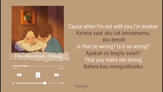 One Direction Strong Lyrics Terjemahan Indonesia