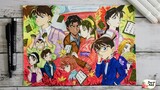 Drawing Detective Conan from The Crimson Love Letter (Marker Drawing) | Just Art
