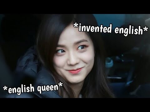 jisoo is secretly fluent in english