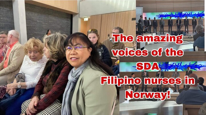 Sharing with you a beautiful moment watching a concert of the Filipino nurses in Norway!