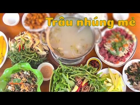 TRÂU NHÚNG MẺ và TRÂU XÀO LÁ CÁCH NƯỚC CỐT DỪA - Chuẩn vị món ngon miền Tây | Đặc sản miền sông nước