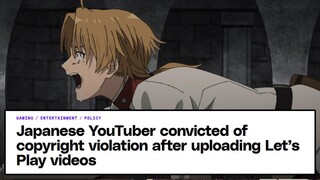 YouTuber Goes To Prison For 2 Years For Making Anime and Lets Play Content