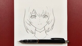 Easy anime drawing | how to draw cute anime girl step-by-step