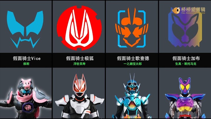 【假面骑士】假面骑士所有骑士纹章一览