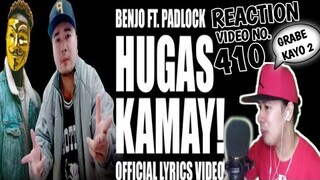 HUGAS KAMAY - BENJO FT. PADLOCK | REACTION VIDEO BY REYESFAMILY TV