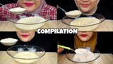ASMR RAW RICE EATING || COMPILATION RAW RICE |MAKAN BERAS DI MANGKOK || ASMR INDONESIA