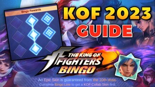 KOF EVENT 2023! GET GUARANTEED EPIC SKIN & KARINA KOF SKIN ON 10TH DRAW! - MLBB