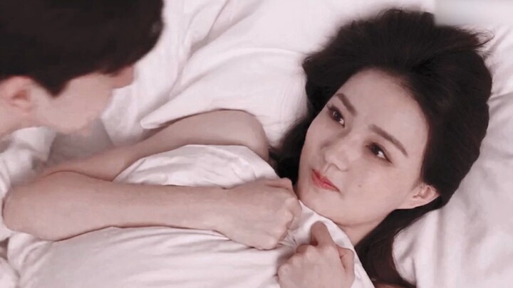 The daughter-in-law looks so shy when she wakes up