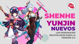 SHENHE & YUNJIN PRESENTADAS - PERSONAJES para la ACTUALIZACIÓN 2.4 ► ¿HABRÁ RERUN? | Genshin Impact