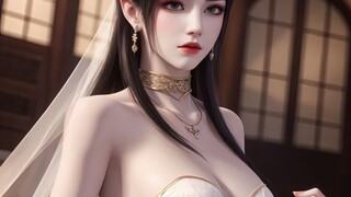 [AI-Queen Medusa] Váy cưới màu trắng