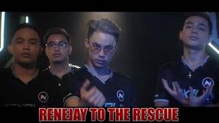 RENEJAY NAGLARO NG GAME 2 VS LPE | RENEJAY TO THE RESCUE #BAKARENEJAYTO