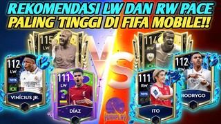 MAKSIMALKAN KECEPATAN!! REKOMENDASI LW DAN RW PALING GG KECEPATANNYA DI GAME FIFA MOBILE INDONESIA!!