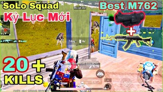 PUBG Mobile | SOLO SQUAD - Quét Sạch Máp LiVik Vs ComBo M762 + X6 | Kỷ Lục Mới - NhâmHNTV