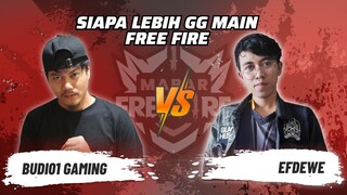 Budi01 Gaming vs Efdewe: Skill Siapa Lebih GG Main FF? | Mabar Free Fire Match 74 #short