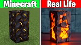 Realistic Minecraft | Real Life vs Minecraft | Realistic Slime, Water, Lava #42