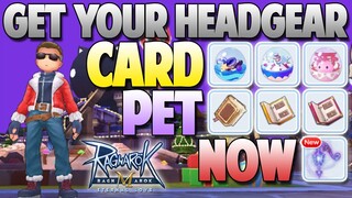 GET YOUR RANDOM HEADGEAR,PET & CARDS NOW! - RAGNAROK MOBILE ETERNAL LOVE