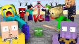 Monster School : MOBS VS JOKER  - Minecraft Animation