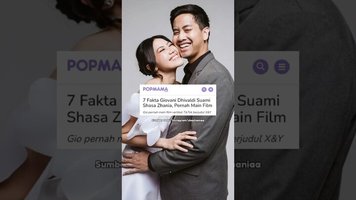 7 Fakta Giovani Dhivaldi Suami Shasa Zhania, Pernah Main Film #beritaartis #gossip