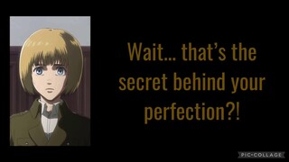 Perfect In Every Way | ASMR | Armin Arlert x Ackerman! Listener (Ft. Levi Ackerman)