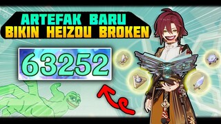 Artefak Baru Bikin Heizou Build DPS TAMBAH BROKEN - Genshin Impact