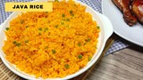 HOW TO COOK JAVA RICE AT HOME // YELLOW RICE RECIPE