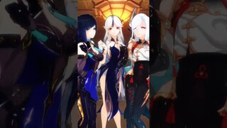 【4K   MMD 原神 Genshin Impact】Yelan Shenhe Sexy and cute #genshinimpact