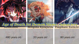 [Animation][Demon Slayer] When the characters passed away