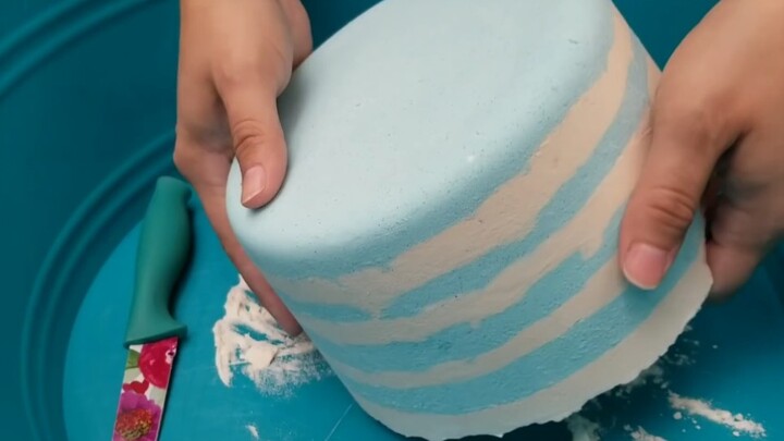 [ASMR] ขูดเค้กที่ทำมาจากเบกกิ้งโซดา