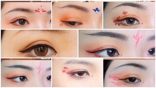 Trang điểm makeup mắt, vẽ chu sa cosplay cổ trang Trung Quốc 🇨🇳- Nhã Di Các