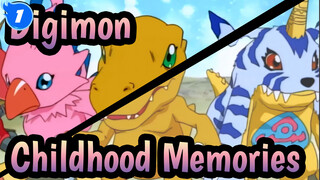 [Digimon] Childhood Memories| Compilation Of Digimon Evolution_1