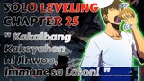 Ang Kakaibang Kakayahan ni Jinwoo, Immune sa Lason - Solo Leveling Full Chapter 25 Tagalog Recap